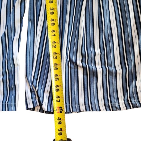 J for Justify Jumpsuit Women's Size 3X Striped Tube Top Wide Leg - Picture 8 of 12